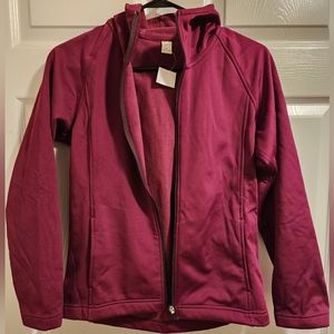 M burgundy light jacket from Label Shopper NWT